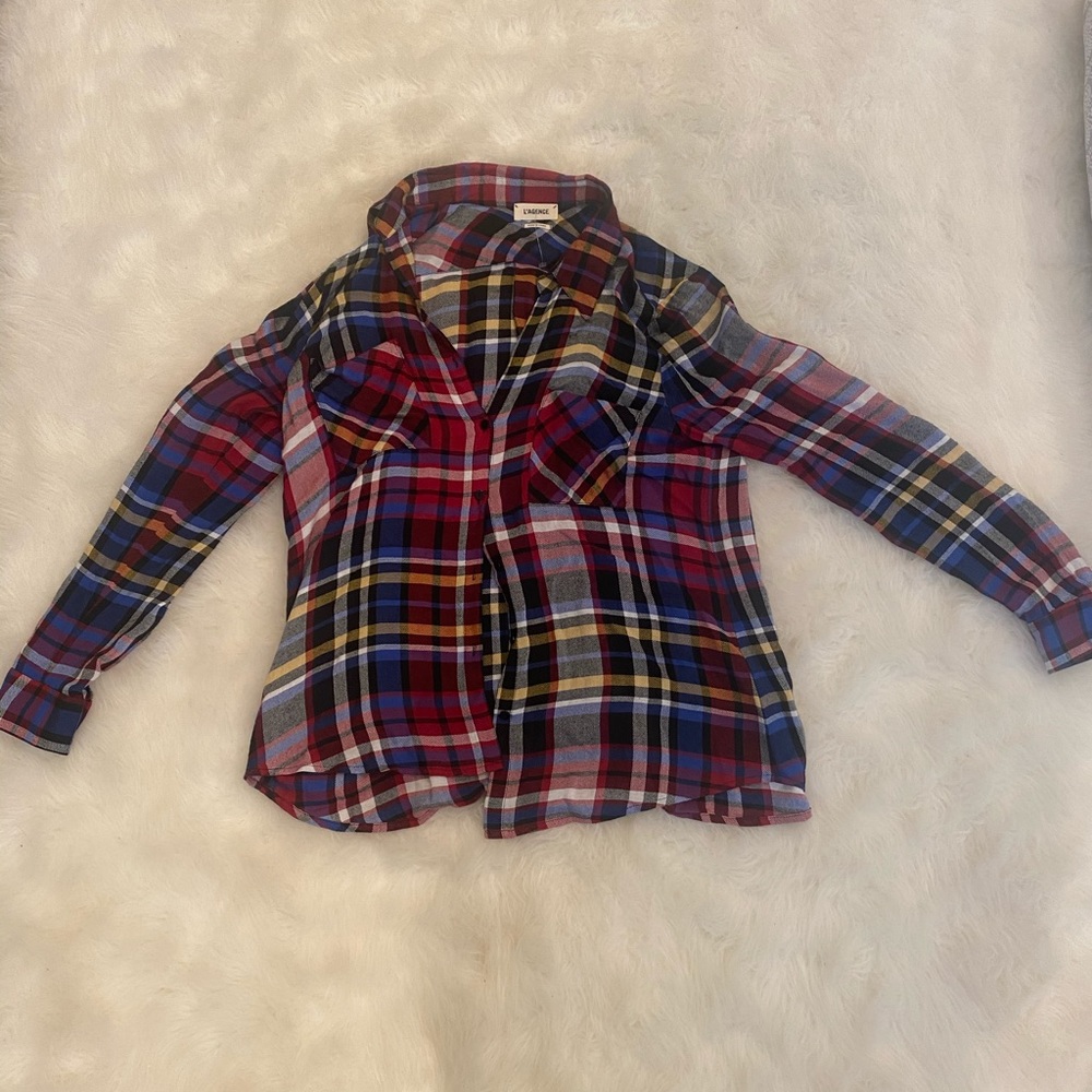 🌼Flannel Button Down